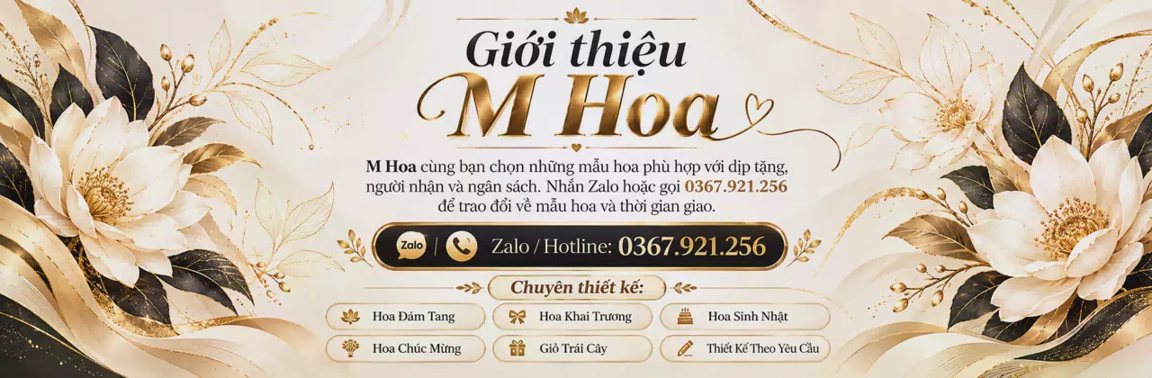 Ảnh bìa Shop hoa tươi Xã Tam Giang Bắc Ninh - Để lời nhắn thêm dịu dàng
